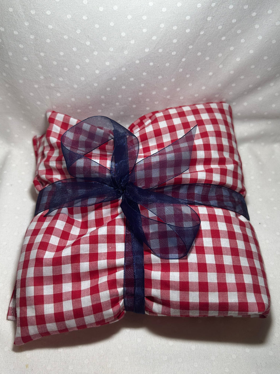Wheat bag 1kg - Red Gingham