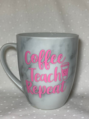 Coffee teach repeat - Marble