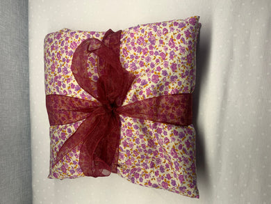 Wheat Bag 1kg - Pink & Purple Flowers