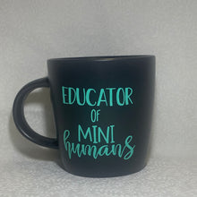 Load image into Gallery viewer, Black Mug - Educated of mini Humans