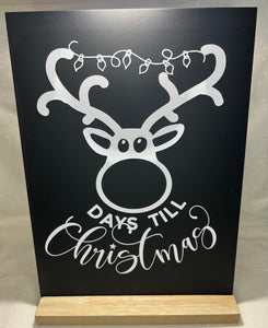 Christmas Countdown Board - Reindeer