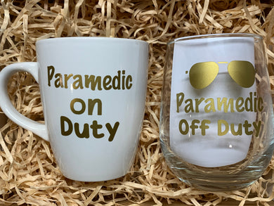 Paramedic officer on & off duty