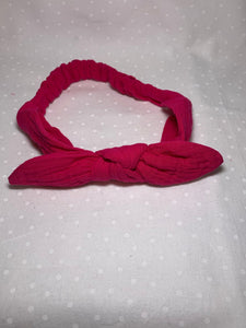 Cotton headband - Hot Pink