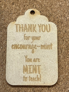 Thank you for your encourage-mint