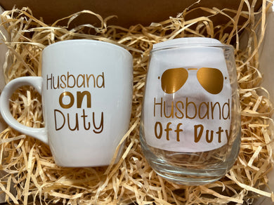 Husband on & off duty