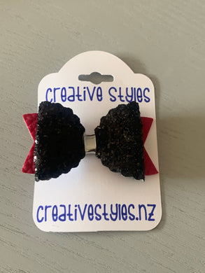 Bow - Black Sparkle