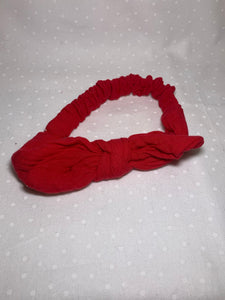 Cotton headband - Red
